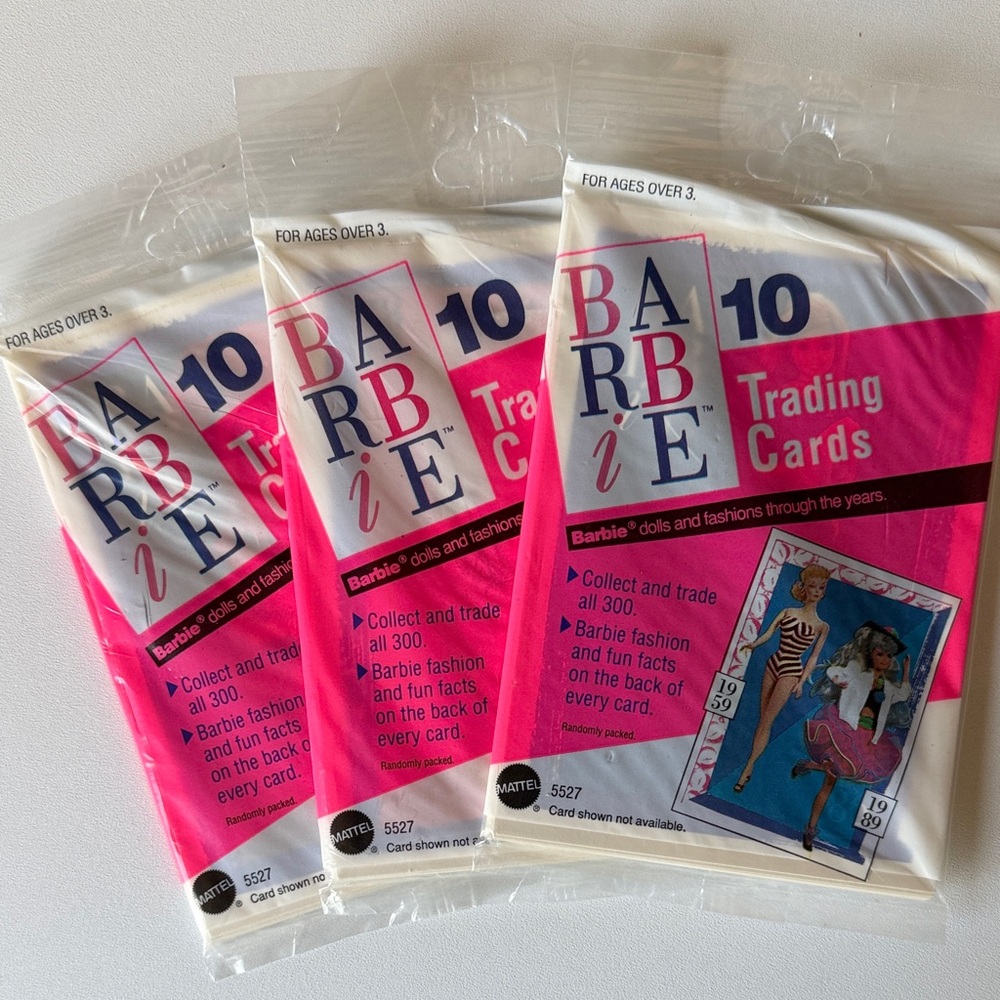 Barbie Vintage Trading Cards 3 bundles